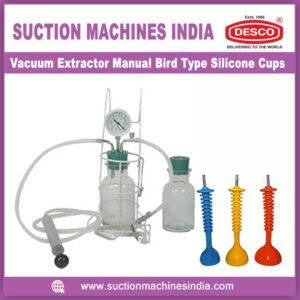 Vacuum Extractor Manual Bird Type Silicone Cups